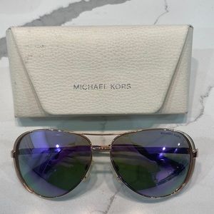 Michael Kors Purple Sunglasses
